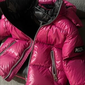 Mackage Vibrant Pink Jacket with Zipper